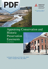 Book Cover for Appraising Conservation and Historic Preservation Easements, Second Edition - PDF
