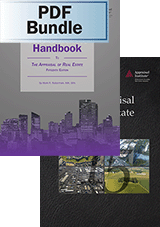 Book Cover for The Appraisal of Real Estate, 15th ed. + The Student Handbook - PDF Bundle