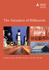 Book Cover for The Valuation of Billboards