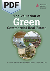 Book Cover for The Valuation of Green Commercial Real Estate - PDF