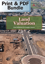 Book Cover for Land Valuation: Real Solutions to Complex Issues - Print + PDF Bundle