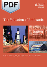 Book Cover for The Valuation of Billboards - PDF