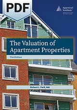 Book Cover for The Valuation of Apartment Properties, Third Edition - PDF