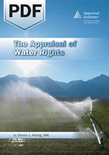 Book Cover for The Appraisal of Water Rights - PDF