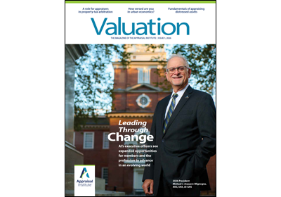 Valuation magazine cover