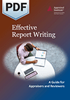 Book Cover for Effective Report Writing: A Guide for Appraisers and Reviewers - PDF
