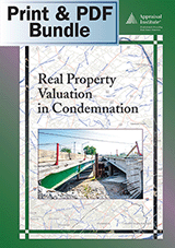 Book Cover for Real Property Valuation in Condemnation - Print + PDF Bundle