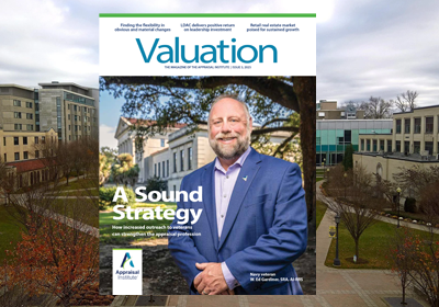 Valuation magazine cover
