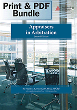Book Cover for Appraisers in Arbitration, Second Edition - Print + PDF Bundle