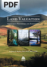 Book Cover for Land Valuation: Adjustment Procedures and Assignments - PDF