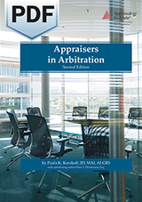 Book Cover for Appraisers in Arbitration, Second Edition - PDF