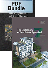 Book Cover for The Appraisal of Real Estate, 15th Ed. + The Dictionary of Real Estate Appraisal, 7th Ed. - PDF Bundle