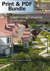 Book Cover for Subdivision Valuation, Second Edition - Print + PDF Bundle