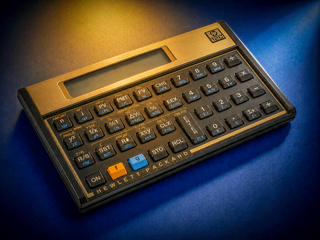HP-12C Financial Calculator.