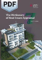 Book Cover for The Dictionary of Real Estate Appraisal, 7th Edition - PDF