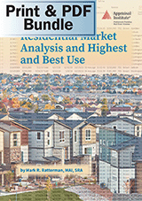 Book Cover for Residential Market Analysis and Highest and Best Use - Print + PDF Bundle
