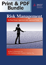 Book Cover for Risk Management for Real Estate Appraisers and Appraisal Firms - Print + PDF Bundle