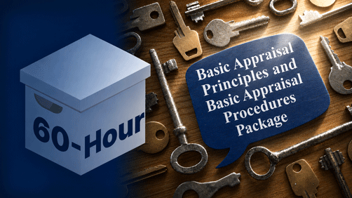Find your purpose with 60-Hour Basic Appraisal Principles and Basic Appraisal Procedures Package phrase and keys.
