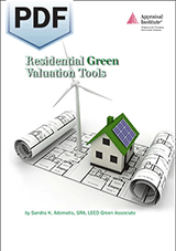 Book Cover for Residential Green Valuation Tools - PDF