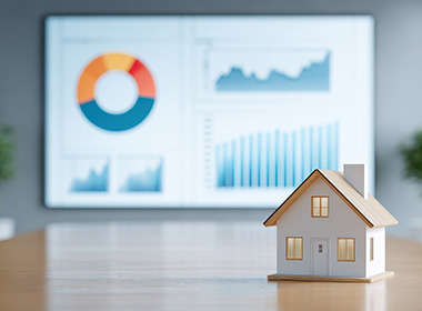 miniature-house-model-placed-on-wooden-table-with-financial-charts-and-graphs-displayed-on-screen-in-background-symbolizing-real-estate-investment-and-market-analysis