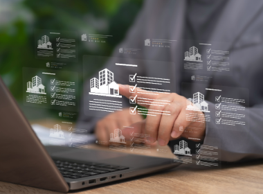 commercial real estate valuation represented with images of commercial buildings