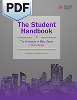 Book Cover for The Student Handbook to The Appraisal of Real Estate, 15th Edition - PDF