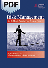 Book Cover for Risk Management for Real Estate Appraisers and Appraisal Firms - PDF